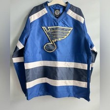 Mens St. Louis Blues Blue V-Neck Pullover Jac...