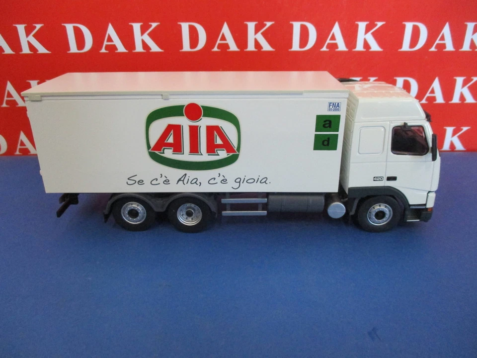 Die cast 1/43 Modellino Camion Truck Volvo FH 12 Pollo AIA 1993 - Immagine 4 di 4
