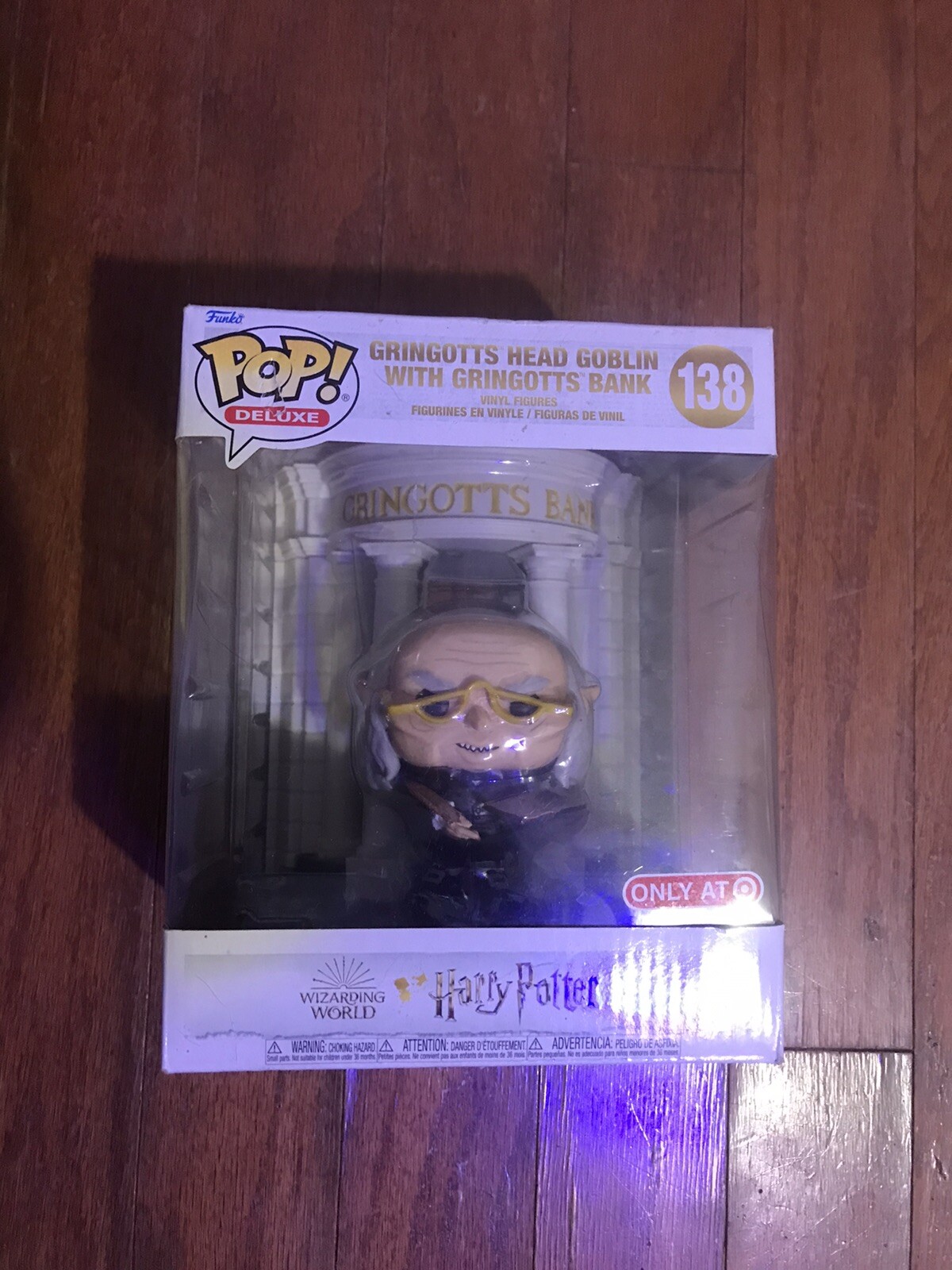 Funko Pop! Deluxe: Harry Potter - Gringotts Head Goblin With Gringotts Bank 138