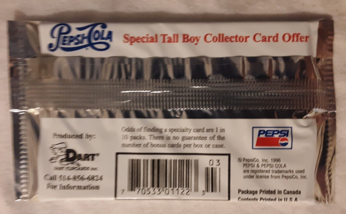 ペプシー　カード Pepsi Cola Premium Trading Cards FREE SHIPPING sealed NEW 1996