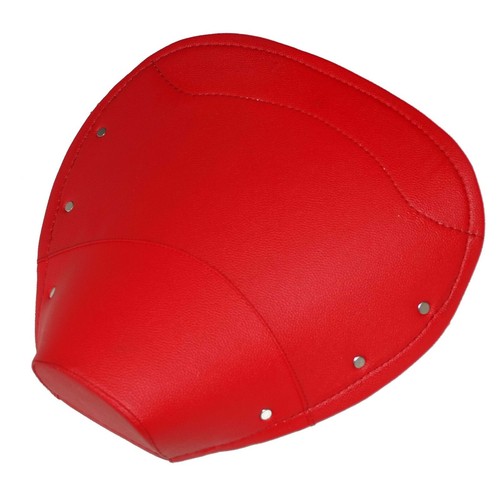 Front & Rear Single Saddle Seat Cover Set Red Lambretta Li Series 1 2 3 S2u - Picture 2 of 6