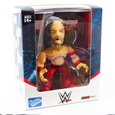 WWE Wrestling Vinyl 8 cm putzige Minifigur mit Zubehör: Shinsuke Nakamura (V2)