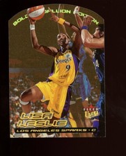 2000 ULTRA WNBA LISA LESLIE #3G GOLD MEDALLION