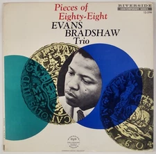 EVANS BRADSHAW: Pieces of Eighty-Eight US Riverside DG Mono Jazz Vinyl LP