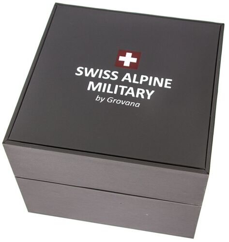 Swiss Alpine Military by Grovana reloj para hombres cronógrafo fecha acero inoxidable 7043.9135 - Imagen 2 de 2