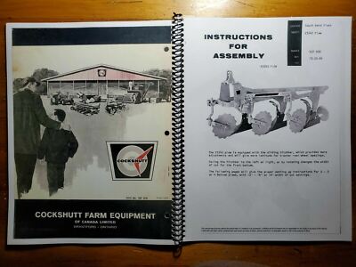 White Oliver Cockshutt 3242 Mounted Plow 2 3 4 Bottom Operator