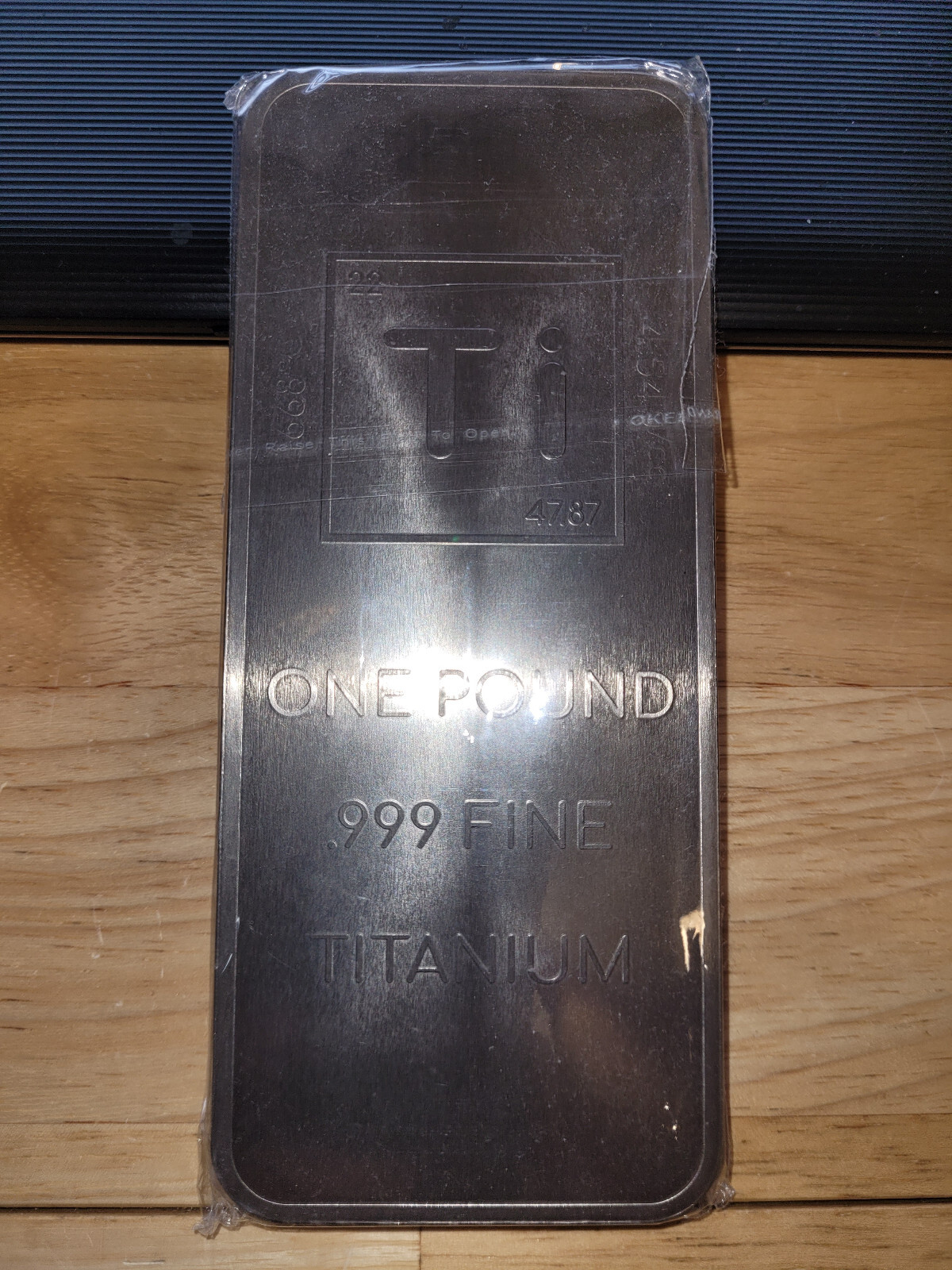 1 (One) Pound lb Titanium Bullion Bar By Unique Metals eBay