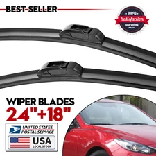 Set of 24"+18" Genuine Front Windshield Wiper Blades For Hyundai Equus 2011-2014