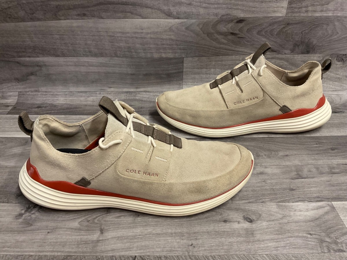 Cole Haan Gray Suede Apron Toe Oxford Shoes Men\'s Size 10.5 Cole Haan Grand+ Men main image 4
