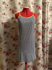 the ragged priest “Get Real” Blue And White Striped dress