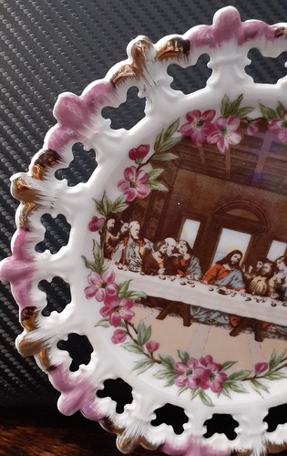 Colgante de pared vintage último súper plato oro rosa 7 pulgadas - Imagen 3 de 8