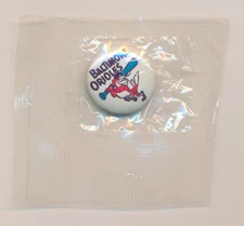 1968 Rold Gold 7/8" Pinback Buttons (Adv Premium Sales) -BALT. ORIOLES *Sealed*