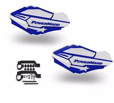 PowerMadd SENTINEL Handguard Hand Guards KIT Blue White Polaris ATV 34421 34452