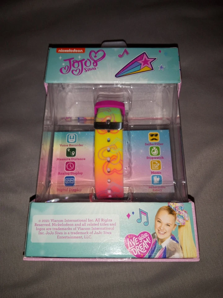 Интерактивные умные часы JoJo Siwa с сенсорным экраном камерой играми фитнес-трекером - Изображение 3 из 4