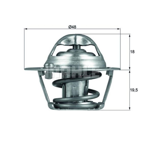Mahle Thermostat KüHlmittel Mit Dichtung 74°C FüR Ford Focus II Turnier-image
