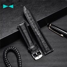 Cinturino In Vera Pelle Fatto A Mano 20 22 24 26MM Bracciale - Foto 9