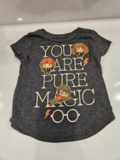 Harry Potter Hogwarts Pure Magic Grey Tshirt Short sleeve 18 Months Baby Toddler