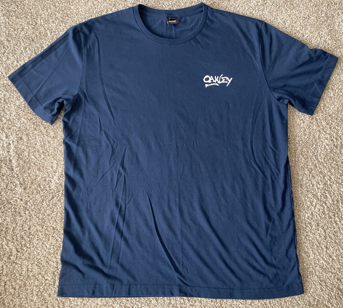 Oakley ネイビー立体ロゴ Tシャツ Oakley Neon Frogs Navy T-Shirt Men XL | eBay
