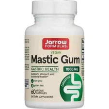 Jarrow Formulas, Inc. Vegan Mastic Gum 1,000 mg 60 Veg Caps Exp 04/26