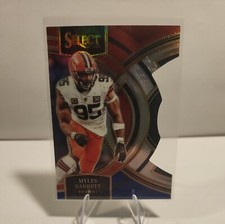 MYLES GARRETT 2023 Panini Select Premier Red Blue Die Cut Prizm #152 Browns
