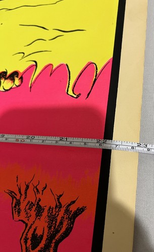 Vintage Blacklight Poster “Meanest S.O.B.” PP. 149 Valley Of Death - Picture 11 of 13