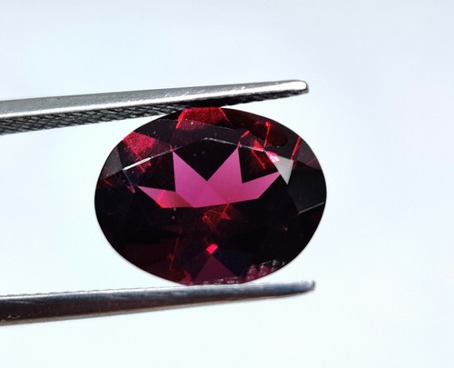 Natural AAA Rhodolite Garnet Oval Cut Handmade Jewelry Making Gemstone 3.50 Cts - Picture 4 of 12