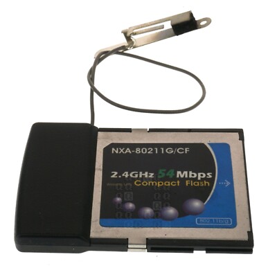 AMX NXA-80211G/CF 2.4Ghz 54Mbps 802.11 a/b/g Wireless Lan Compact Flash Card