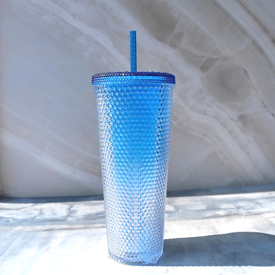 Starbucks Korea 2021 Summer Shine Blue Bling Stud 710ml MilkyWay