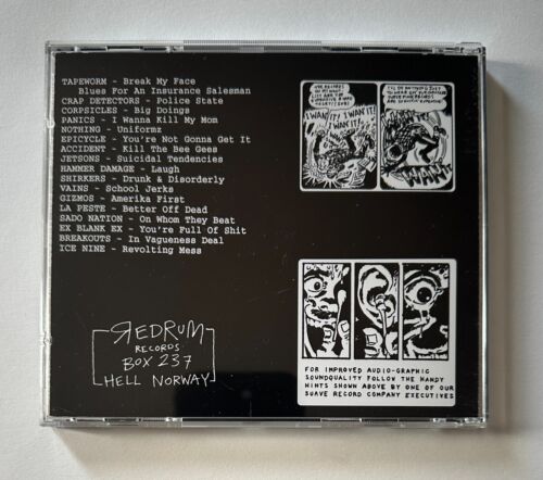KILLED BY DEATH #9 All American Punk No Foreign Junk Redrum Records CD - NM/VG+ - Picture 2 of 3