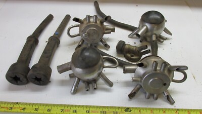 Box Of Old Used IBA  Milking Machine Parts