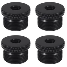 4 Pcs Microphone Accessories Mic Stand Adapter 1/4 Female to 5/8 Male Screw A...