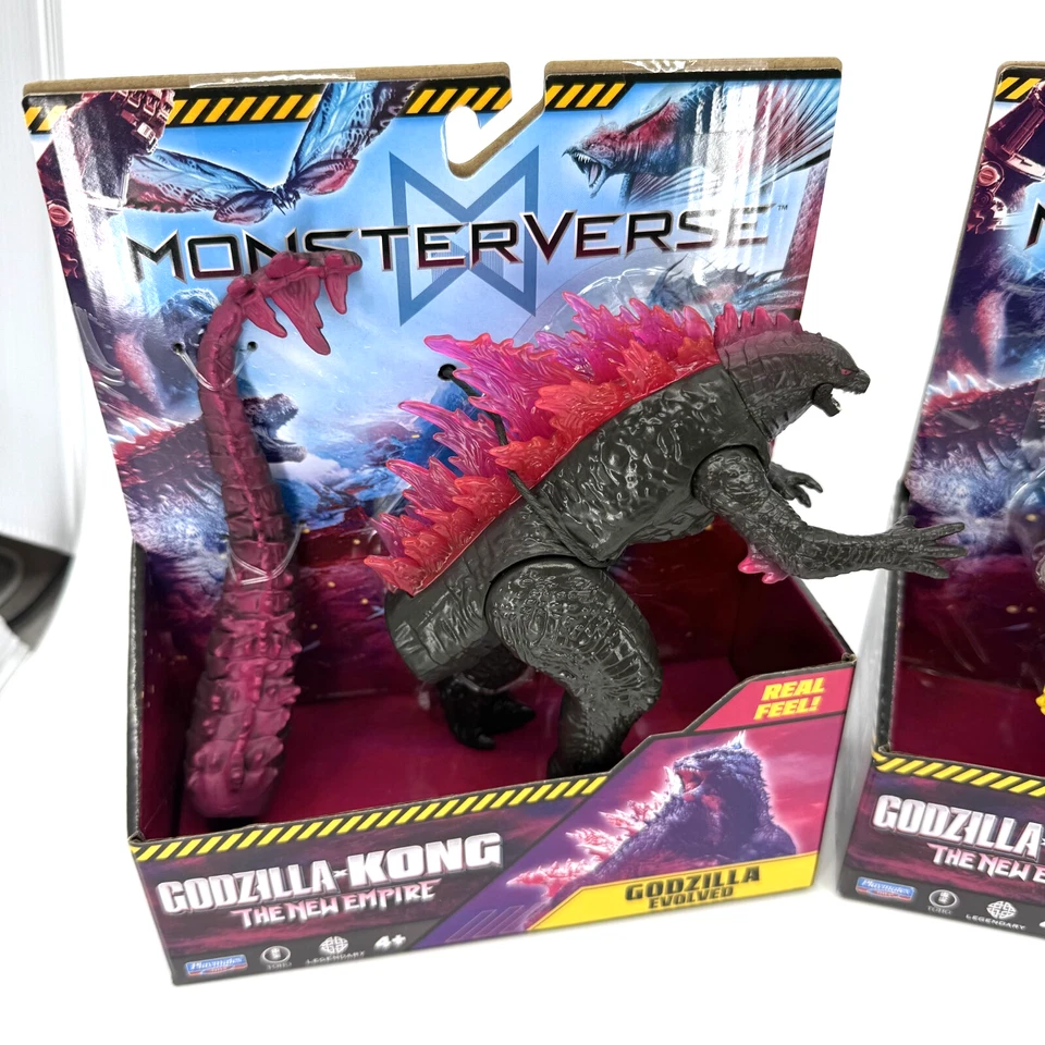 Bundle Godzilla x Kong The New Empire Kong and Godzilla Real Feel Playmates - Image 3 of 4