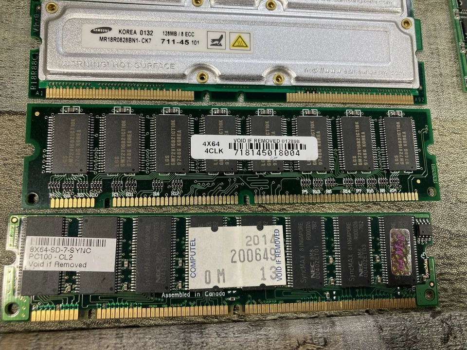 Lot 20 Memory Ram 512mb, 256mb, 128mb Samsung MT Infineon Kingston HP Hynix LGS - Image 3 of 4