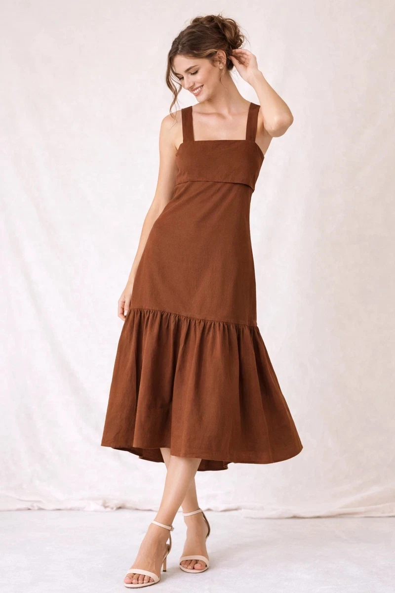 Theory Linen Midi Dresses for Women for sale | eBay
