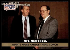 1991 Pro Set Ray Handley New York Giants #685