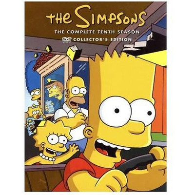 The Simpsons Season 10 DVD Collector's Box Matt Groning (Original Draft Used 1