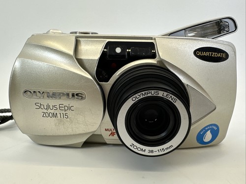 Olympus Stylus Zoom (Mju) – Appareil Photo Argentique 35mm – Pour Pièces