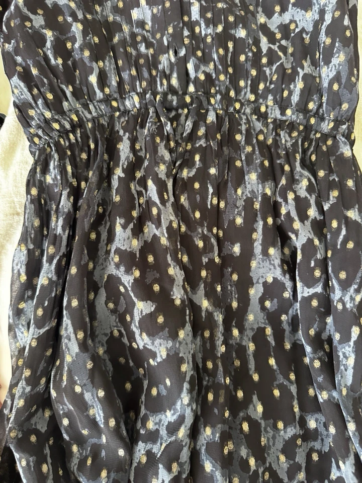 zadig voltaire dress NWOT Black With Gold XS Womens Dress $550 - Image 4 of 4