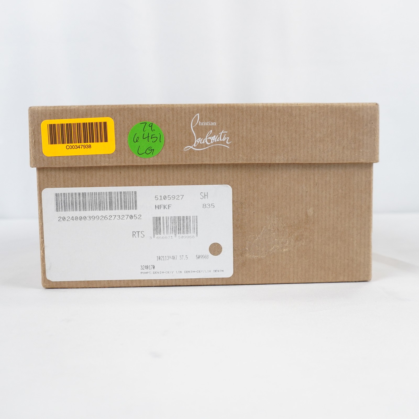 Christian Louboutin Apostropha Crystal Mesh Pumps In Blue - Women's Size EU 37.5