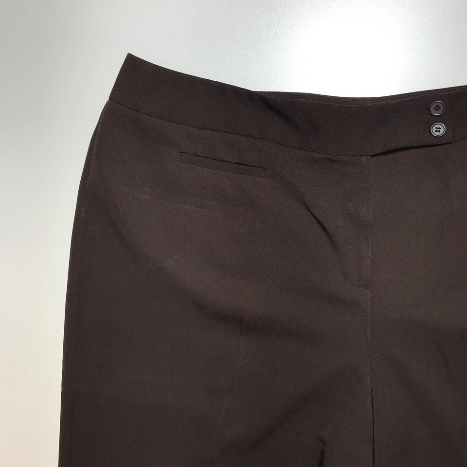 Dressbarn женщин 22W нарядный повседневный Бермуды темно-коричневый брюки шорты 22W плюс - Изображение 3 из 4