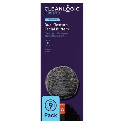 Bath & Body Charcoal Infused Exfoliating Dual-Texture Facial Pads Face Sponge...