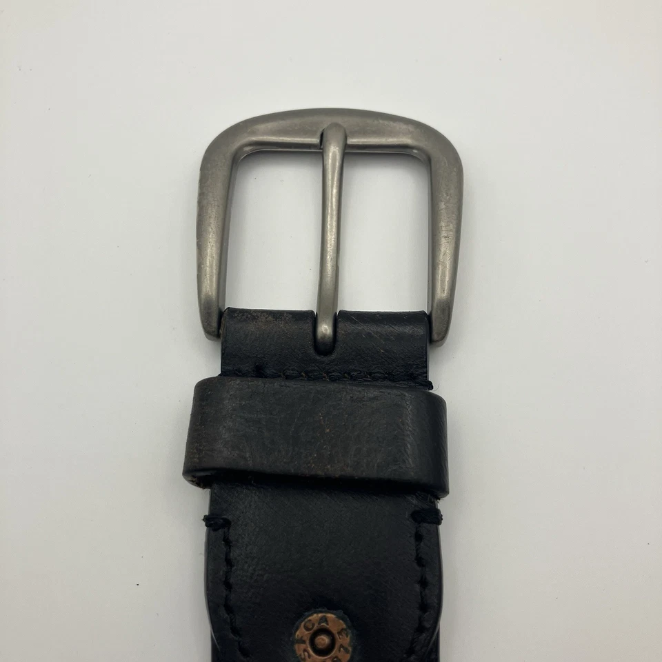 Levi’s 男式皮带黑色 46 码 (1.5 英寸)- 坚固结实 — 第 3/4 张图片