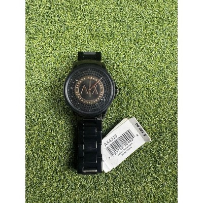 Armani Exchange AX4323 Black Stainless Steel Men Watch 45mm  display picture 3