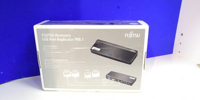 Fujitsu PR8.1 USB Dock - Port Replicator Docking Station + Netzteil + USB Kabel