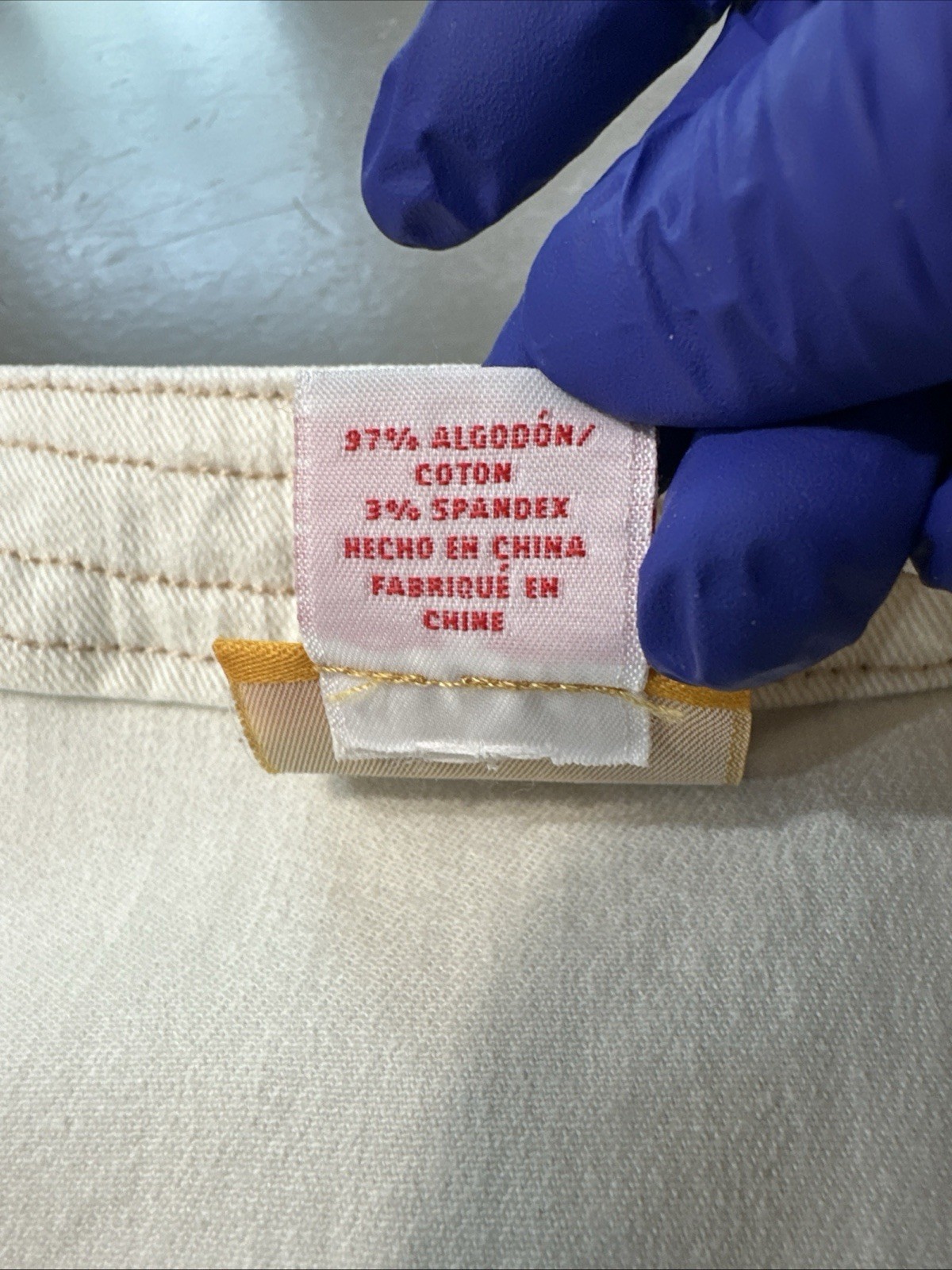 Ruby RD Two Piece Denim Set Cream Colored - image 12