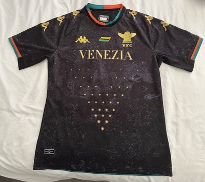 MEDIUM*Kappa Venezia FC Soccer Jersey Black Gold Green Orange