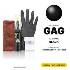 Lackstift Für Nissan GT-R GAG Black Komplett Auto Lack Ausbesserung Kit