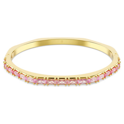 NEU UND VERPACKT Swarovski Matrix Achteckschliff rosa 18 kt vergoldet Armreif & Geschenktüte 179,00 £