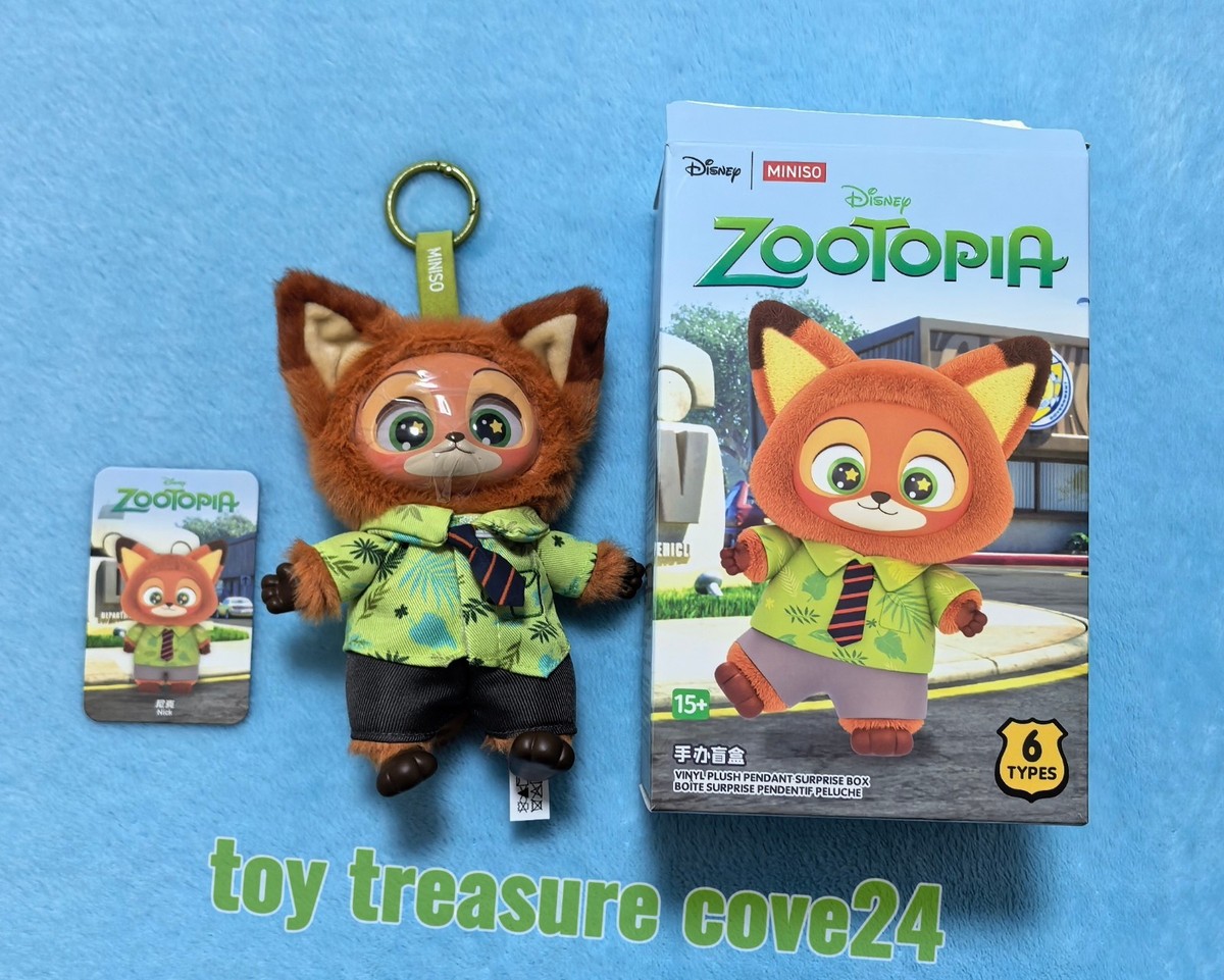 MINISO Zootopia 2 マスコット ぬいぐるみ　ズートピア6個入り ✨ FUN FUR EVERY YOU — Zootopia 2 | MINISO ✨ Step into a world