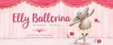 Jellycat Elly Ballerina Hardcover Book Brand New Never Opened